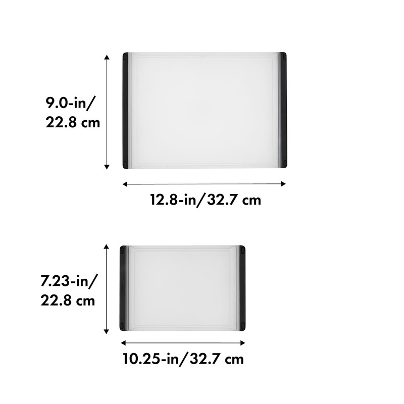 OXO Good Grips 2-Piece Plastic Cutting Board Set (Pack of