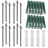 Tree Stake Kit, Heavy Duty Steel 11.8 Inch Steel Tree