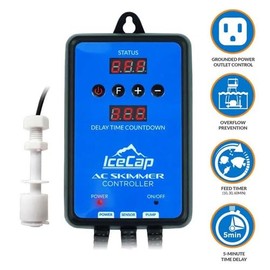 IceCap AC Skimmer Controller, 4.5 Liter Waste Collector & Reefractometer Bundle (3 Items)