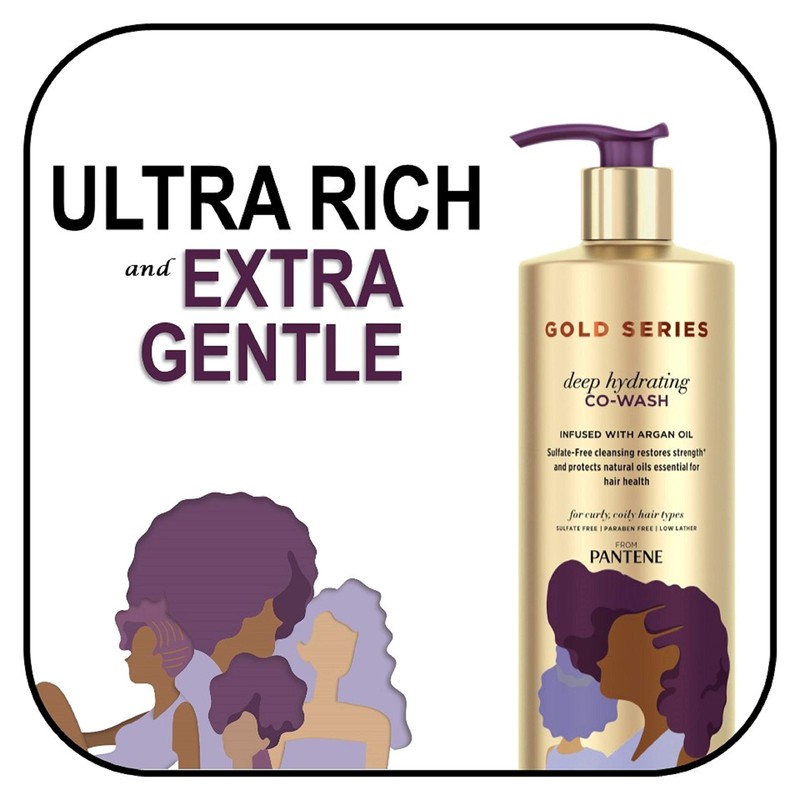 Pantene Gold Series from Sulfate Free Deep Hydrating with Argan