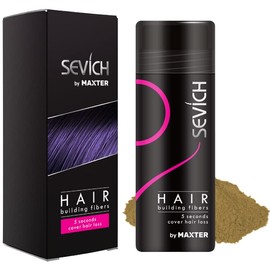 Hair Thickening Hair - Pouring Hair to Hide Hair Lack Immediately - Hair Powder 100% Natural Cotton for Men and Women (Blonde 25 g)