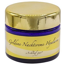 chi-enterprise Golden Night Cream Hyaluronic 50 ml I Pampering & Natural Skin Care for a Younger & Even Skin Complexion Overnight I With Hyaluronic Acid on Plant-Based