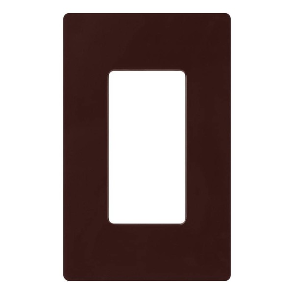 Lutron Claro 1 Gang Decorator/Rocker Wallplate, Gloss | CW-1-BR |