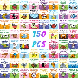 Teling 150 Lunch Box Jokes for Kids Lunchbox Notes for Kids Motivational Funny Notes for Schools, Bake Sales, Picnics