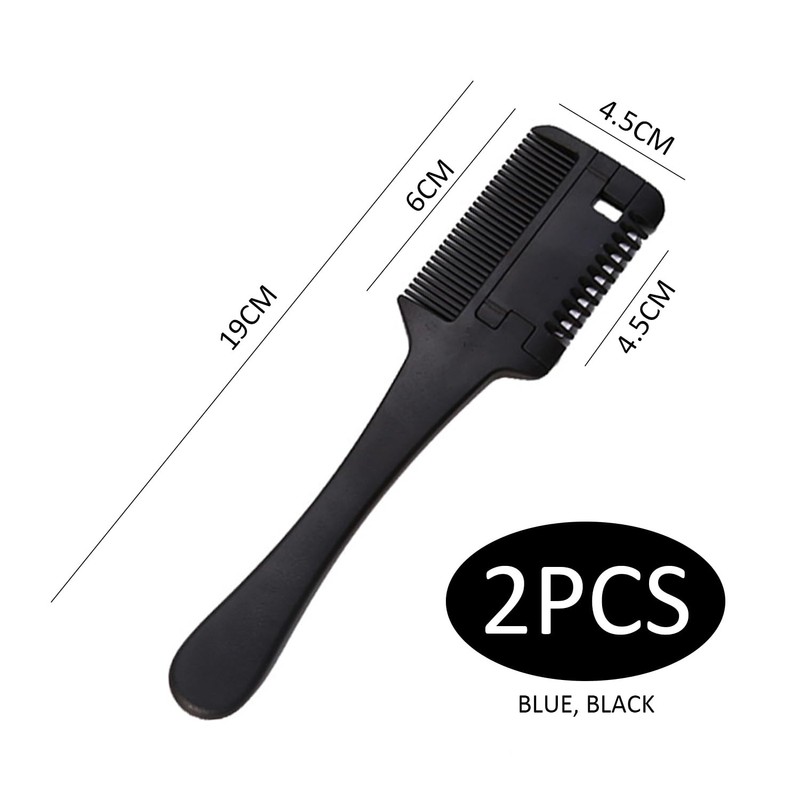 2 Pieces Of Home Hair Shaving Combs, Hair Cutting Tools,