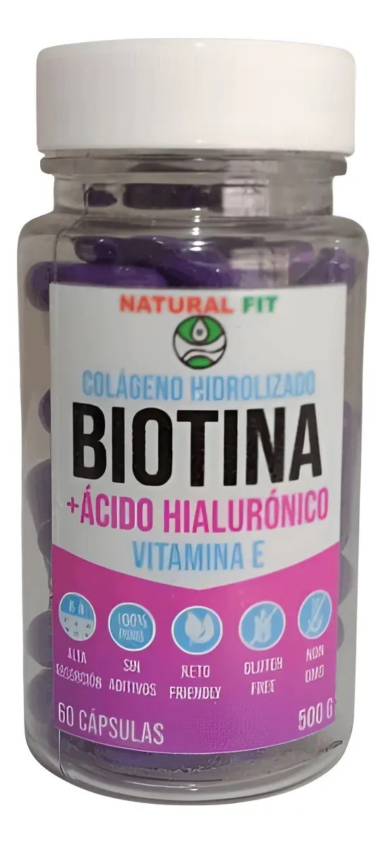 Biotina  Ácido Hialunico  Vitamina E 60pz