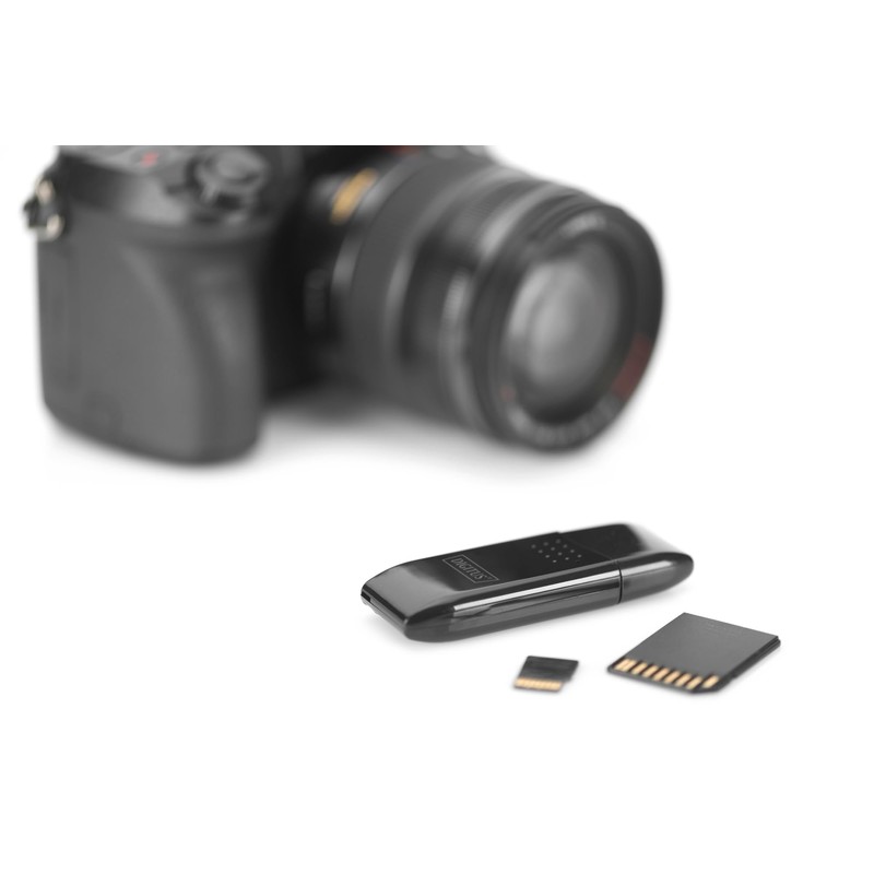 Assmann DIGITUS DA-70310-3 USB 2.0 Multi Card Reader Black