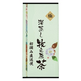 Shizuoka Makinohara First Picked Ichiban Tea 100% Deep Steamed Makinohara Covered Tea Cover Green Tea Leaf Tea Special Tea 3.5 oz (100 g) (1 Bag)