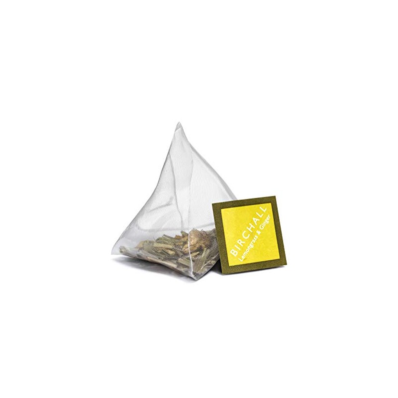 Birchall Tea Bags, Lemongrass & Ginger Herbal Tea Gift Set,