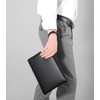 FSD.WG Clutch Bag for Men, Leather Second Bag, Handbag, Small,