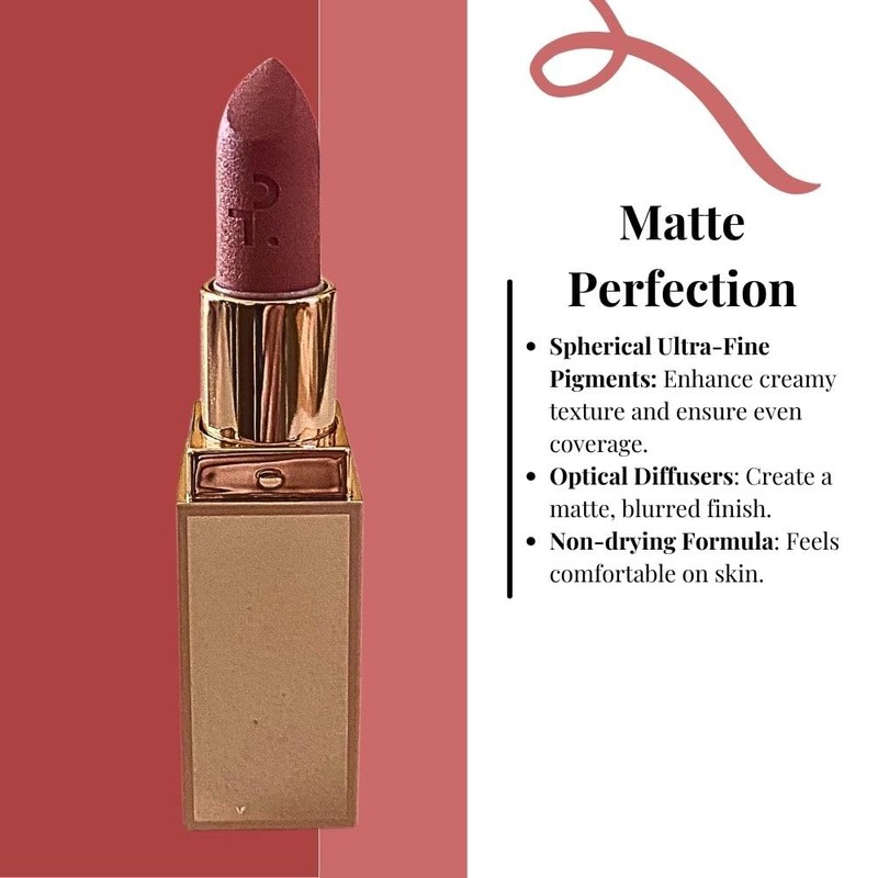 PATRICK TA Major Headlines Matte Suede Lipstick Flushed