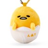 Sanrio 175188 Gudetama Mini Mascot Holder, Polyester, Steel