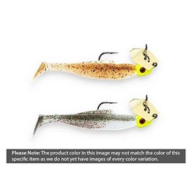Z-MAN Diezel Chatter Bait, 1/4 oz, Gold Rush/Gold Blade/Red Head