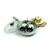 Norpro 8.5 Inch Skillet Set with Removable 4 Egg Poacher,