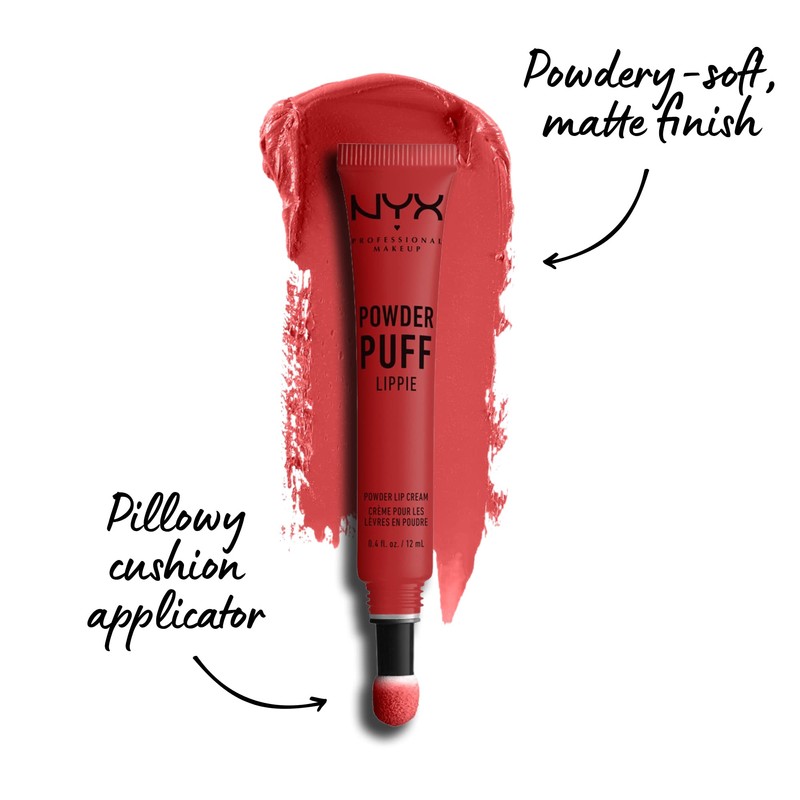 NYX PROFESSIONAL MAKEUP Powder Puff Lippie Lip Cream, Liquid Lipstick