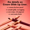 E.l.f. Cream Glide Lip Liner, Delineador de Labios Altamente Pigmentado,