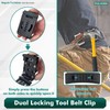 otuiaim Magnetic Tool Holder Belt Clip - with Lockable Belt