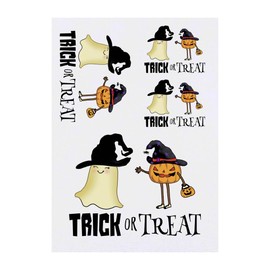 Azeeda 4 x 'Süßes oder Saures' Temporäre Tattoos - Wasserfest, Hautfreundlich & Ungiftig · Transfers in Verschiedenen Größen (TO00079134)