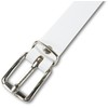 Scamoda women's belt made of genuine leather with hole pattern,