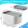 Dish Soap Dispenser for Kitchen, 2 in 1 Premium Sponge