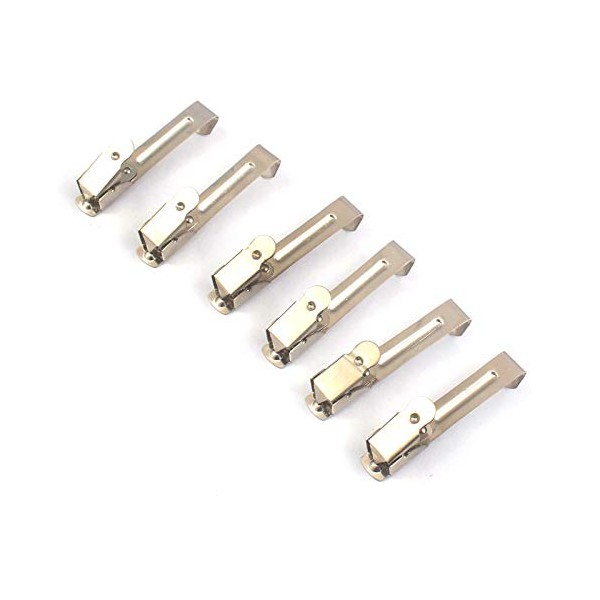 DDP Set of 6 Dental X-RAY Film Hanger 1 Single Clip for PERIAPICAL XRAY Holder Stainless Steel
