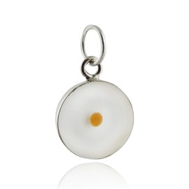 Faith of a Mustard Seed Charm - 925 Sterling silver - Clear Resin Real Faith NEW Cute Jewelry Charm