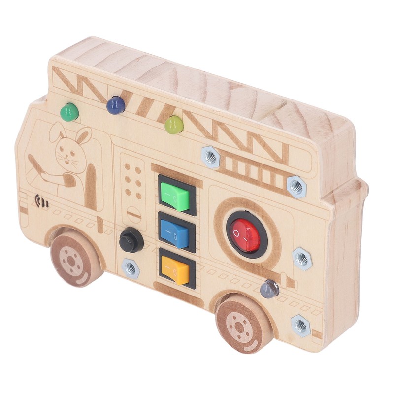 Light Up Switch Sensory Toy Simulation Learning Traffic Rules Exercise