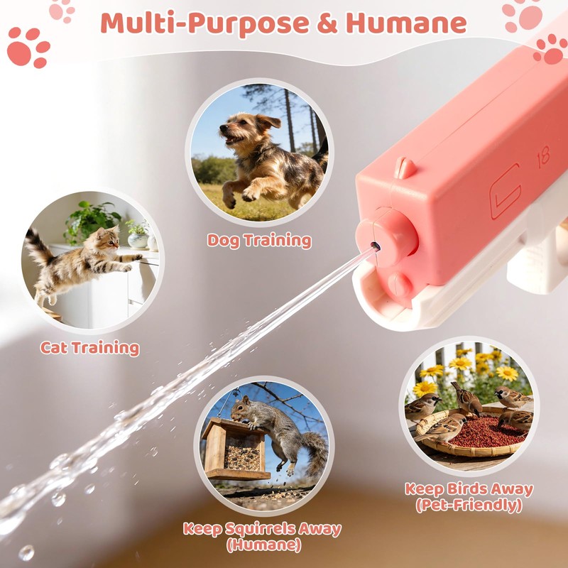 2 Pack Squirt Spray for Cats Dogs Training Squirt for