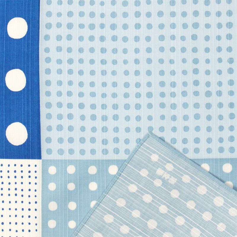 濱 Pattern Shinpei 小布 Polka Dot Play Blue 50 cm