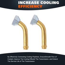 V VELAMEIS Engine Coolant Radiator Line Quick Connector for Toyota Corolla 1.8 2009-2017,for Toyota Matrix 1.8 2009-2014 Transmission Cooler Oil Tube Connector (0011）