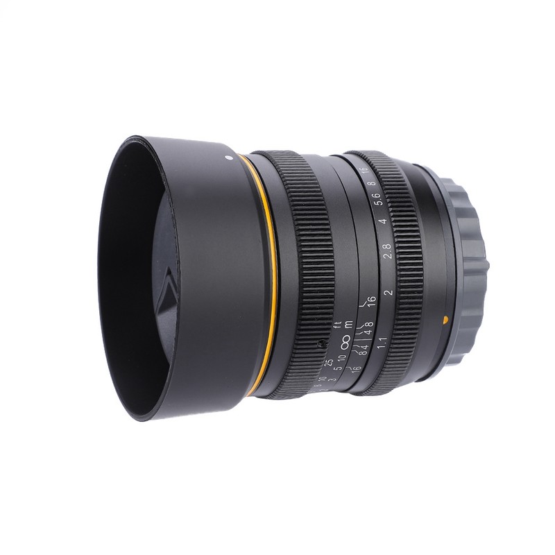 Kamlan 50mm f1.1 APS-C Large Aperture Manual Focus Lens for