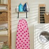 THYGIFTREE Ironing Board Holder Wall Mount, Metal Ironing Board Hanger