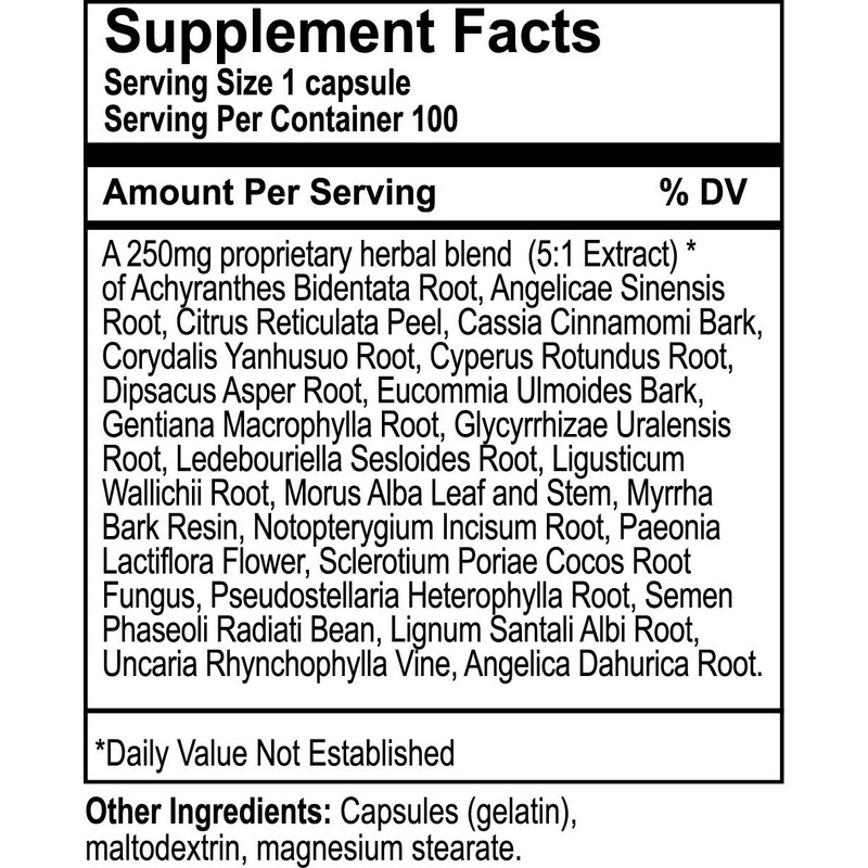 REJUVENATION II Multi-Herbal Supplement for Total Body Support! 100 Capsules