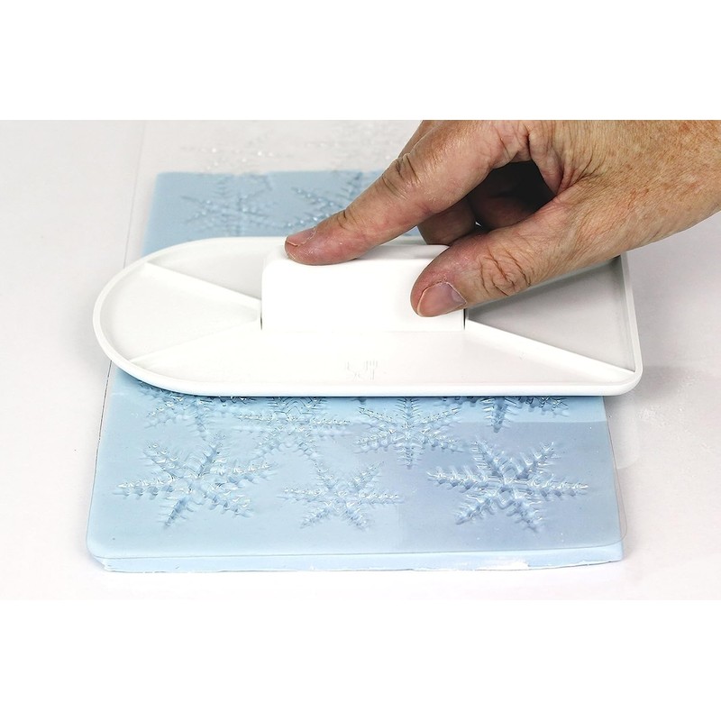 PME IM196 Snowflake Design Impression Mat, 15x0.1x30.5 cm
