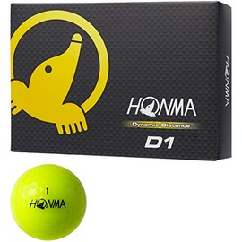 Honma Golf Golfballs D1 Ball 1 Dozen (12 Balls) Mens BT1601