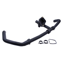 NewYall Upper Radiator Coolant Hose with Thermostat Assembly for Jaguar X-Type 2002-2008