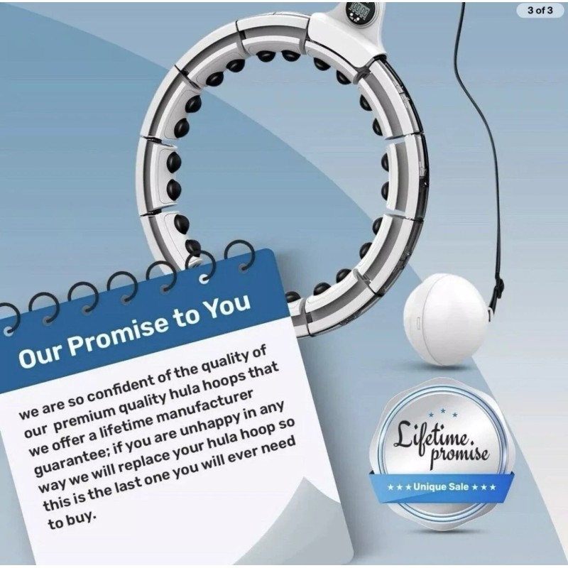 Matino Smart Hula Hoop Weighted Exercise Hula Hoop Ab and