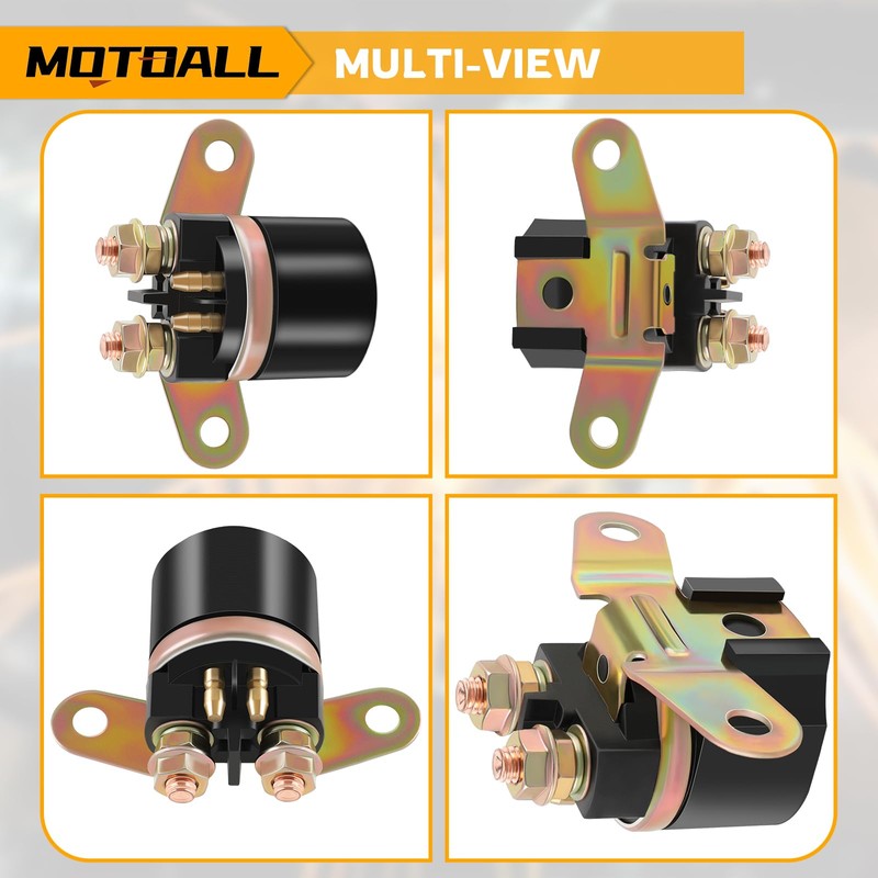 MOTOALL VTX1800 Starter Relay Solenoid for 2002-08 Honda VTX 1800