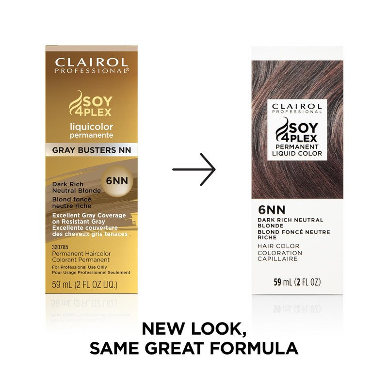 Clairol Professional Permanent Liquicolor, 6nn Dark Neutral Blonde, 2 oz.