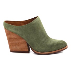 KORK-EASE Women's Challis II Suede Heeled Mule (Green, 9M US)