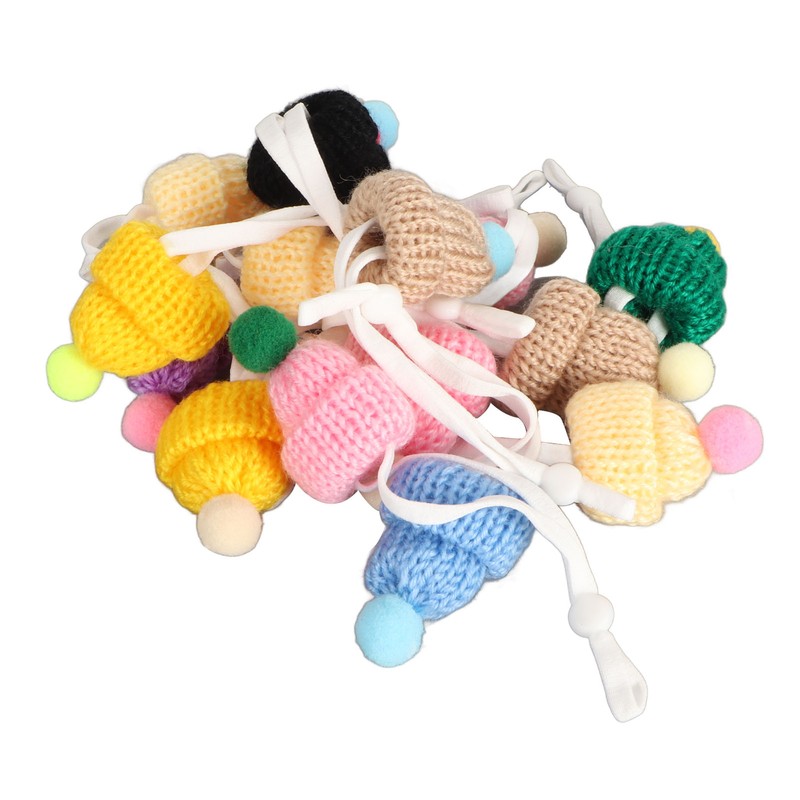 15pcs Small Christmas Knit Hats Exquisite Innovative Cute Stylish Small