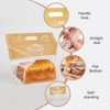 Lesibag Plastic Bread Bags for Homemade Bread, Freezable Seal Tight