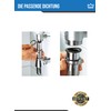 FEINER® 5 Piece Washbasin Drain Seal Set for 1 1/4
