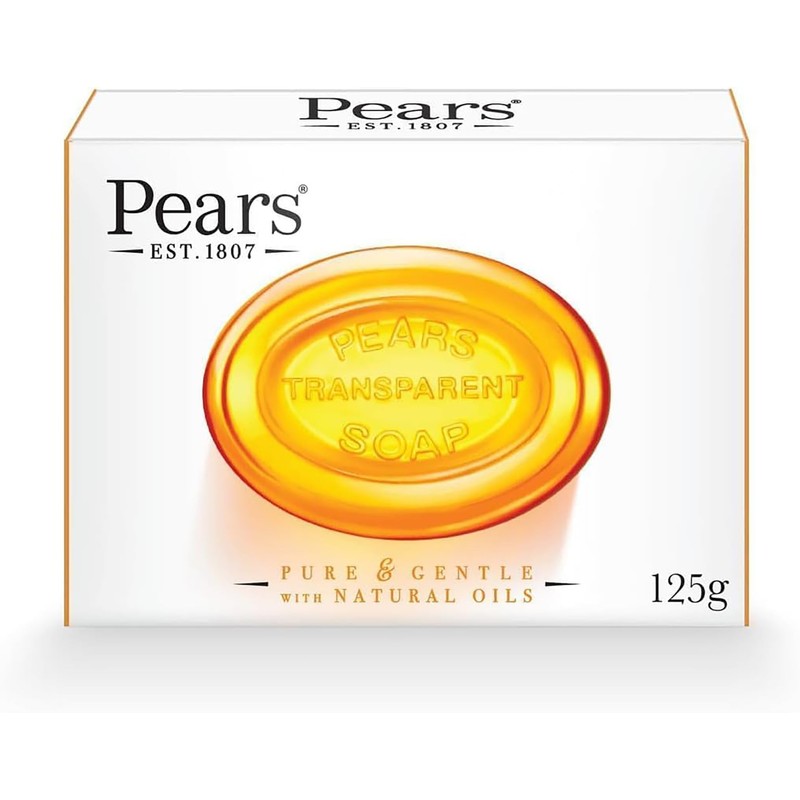 Pears Pure & Gentle Transparent Soap Bar 3 Pack (125g