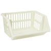 Whitefurze Vegetable Rack, Cream 35 cm