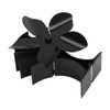Stove Fan Heat Powered Low Noise Aluminium Alloy 5 Blade