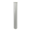Keeney10-12WK 1-1/2" x 12" Plastic Flanged Sink Tailpiece, White