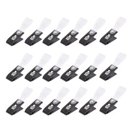 Happyyami Garden Flag Pole 20Pcs Christmas Tree Clip Hanging Garden Flag Plastic Stopper Clips Flag Stopper for Hanging Chrstmas Ornament Garden Flag Holder Stand