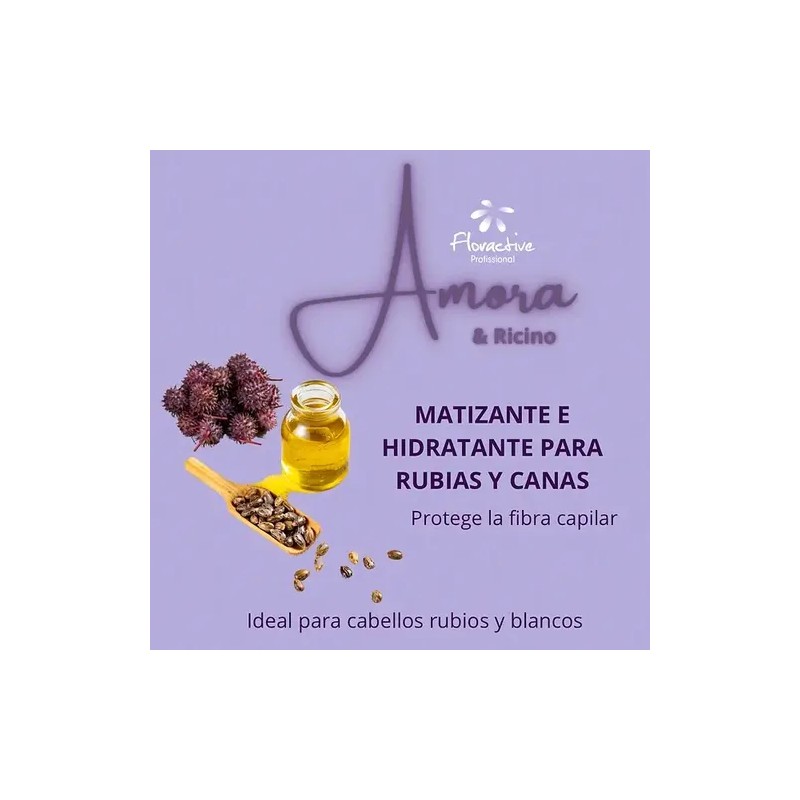 Kit Floractive Shampo Acondicionador Mask Cabellos Rubios