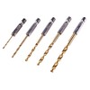 Amtech F1110 5 Piece 6.25mm (1/4") Titanium Coated high Speed